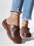 Ballerines Vintage Plaine Été Respirant Talon Bas PU PU Birkenstock Polyuréthane pour Femme
