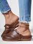 Ballerines Vintage Plaine Été Respirant Talon Bas PU PU Birkenstock Polyuréthane pour Femme
