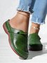 Ballerines Vintage Plaine Été Respirant Talon Bas PU PU Birkenstock Polyuréthane pour Femme