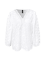 Chemises Femmes Plain Printemps / Automne en Lin Col V Ample Manches 3/4 Droit Régulier T.-N.-L.