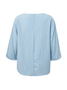 Blouses Femmes Plain Printemps / Automne en Lin Col V Aucune élasticité Ample Manches 3/4 Droit Régulier
