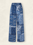 Pantalons Vacances Ethnique Printemps / Automne Polyester Naturel Quotidien Ample Long Non pour Femmes