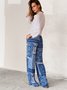 Pantalons Vacances Ethnique Printemps / Automne Polyester Naturel Quotidien Ample Long Non pour Femmes