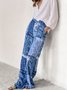 Pantalons Vacances Ethnique Printemps / Automne Polyester Naturel Quotidien Ample Long Non pour Femmes