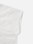 Chemises Femmes Plain Été Simple Coton Col V Quotidien Droit Régulier Coton Et Lin