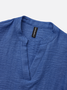 Chemises Plain Été Simple Boutonné Aucune élasticité Ample Sans Manches Régulier Trapèze pour Femmes