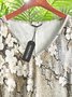 Robe Été Printemps Ample Col V Manches Courtes pour Femmes