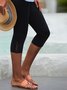 Pantalons De Yoga Femmes Plain Toutes Les Saisons Simple Quotidien Dentelle Jersey Serré Legging Dakota du Sud