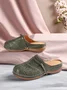 Ballerines Vintage Plaine Été Respirant Talon Bas PU PU Birkenstock Polyuréthane pour Femme