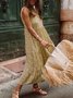 Robe Florale Bohémienne en Coton pour Vacances