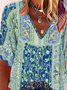 Tops de Grande Taille Boho Décontractés