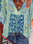 Tops de Grande Taille Boho Décontractés