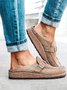 Sandales Décontractées Confortables en Cuir à Enfiler pour Femmes