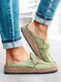 Sandales Décontractées Confortables en Cuir à Enfiler pour Femmes