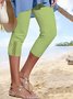 Pantalons De Yoga Femmes Plain Toutes Les Saisons Simple Quotidien Dentelle Jersey Serré Legging Dakota du Sud