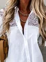 Blouse Femmes Décontracté Plain Automne Polyester Quotidien Ample Chaud liste Manches Longues Régulier