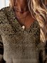 Sweat-shirts Décontracté Ethnique Automne Léger Micro-élasticité Quotidien Ample Régulier Droit pour Femmes