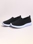 Baskets Plain Sportif Toutes Les Saisons Antidérapant Bout Fermé Tissu de Maille Standard TPR Chaussures tissées à la mouche pour Femmes