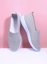Baskets Plain Sportif Toutes Les Saisons Antidérapant Bout Fermé Tissu de Maille Standard TPR Chaussures tissées à la mouche pour Femmes
