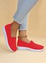 Baskets Plain Sportif Toutes Les Saisons Antidérapant Bout Fermé Tissu de Maille Standard TPR Chaussures tissées à la mouche pour Femmes