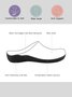 Profond bouche Unique Chaussures Plain Toutes Les Saisons Vacances Vacances Bout Fermé Tissu de Dentelle Espadrilles à Enfiler pour Femmes