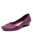 Chaussures à Tige Basse Femmes Plain Toutes Les Saisons Urbain PVC Talon Bas Bout Fermé Meilleure vente TPR Chaussures à Tige Basse