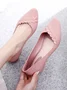 Chaussures à Tige Basse Femmes Plain Toutes Les Saisons Urbain PVC Talon Bas Bout Fermé Meilleure vente TPR Chaussures à Tige Basse