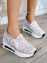 Chaussures Décontractées Femmes Décontracté Plain Toutes Les Saisons Respirable à Enfiler Talon Bas Bout Fermé PU à Enfiler