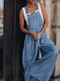 Toile de Jean Bavoir Pantalons Décontracté Plain Toutes Les Saisons Naturel Micro-élasticité Quotidien Toile de Jean Long Droit pour Femmes