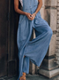 Toile de Jean Bavoir Pantalons Décontracté Plain Toutes Les Saisons Naturel Micro-élasticité Quotidien Toile de Jean Long Droit pour Femmes