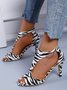à Bout Ouvert Sandales Femme Plain Été Urbain Respirable Quotidien Bout Rond ÉPINGLES Style Faux Suède à Bout Ouvert Sandales