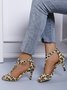 à Bout Ouvert Sandales Femme Plain Été Urbain Respirable Quotidien Bout Rond ÉPINGLES Style Faux Suède à Bout Ouvert Sandales