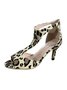 à Bout Ouvert Sandales Femme Plain Été Urbain Respirable Quotidien Bout Rond ÉPINGLES Style Faux Suède à Bout Ouvert Sandales