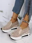 Chaussures Décontractées Floral Rue Toutes Les Saisons Quotidien Talon de Bloc Bout Fermé Caoutchouc à Enfiler Standard pour Femmes