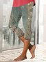 Pantalons De Yoga Femmes Décontracté Ethnique Toutes Les Saisons Corsaire Meilleure vente Legging Droit Régulier ré