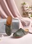 Ballerines Vintage Plaine Été Respirant Talon Bas PU PU Birkenstock Polyuréthane pour Femme
