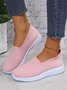 Baskets Plain Sportif Toutes Les Saisons Antidérapant Bout Fermé Tissu de Maille Standard TPR Chaussures tissées à la mouche pour Femmes