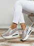 Chaussures Décontractées Femmes Décontracté Plain Toutes Les Saisons Respirable à Enfiler Talon Bas Bout Fermé PU à Enfiler