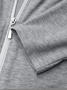 Deux Pièces Ensembles Femmes Décontracté Plain Printemps / Automne Polyester Sweat-shirt à Capuche Micro-élasticité Manches Longues Régulier T.-N.-L.