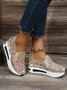Chaussures Décontractées Femmes Décontracté Plain Toutes Les Saisons Respirable à Enfiler Talon Bas Bout Fermé PU à Enfiler