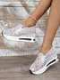 Chaussures Décontractées Femmes Décontracté Plain Toutes Les Saisons Respirable à Enfiler Talon Bas Bout Fermé PU à Enfiler