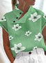 Chemises Femmes Décontracté Floral Été Dentelle Aucune élasticité Quotidien Meilleure vente Asymétrique Droit