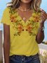 Chemises Femmes Décontracté Floral Été Évidée de Fleurs Vacances Régulier Régulier Dentelle Collier RS
