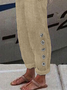 Pantalons Femmes Décontracté Toutes Les Saisons Marguerite Naturel Quotidien Meilleure vente Boucle Régulier CC
