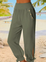 Pantalons Femmes Décontracté Plain Toutes Les Saisons Quotidien Ample Meilleure vente Pantalon droit Droit DL