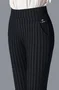 Pantalons Femmes Rayé Décontracté Toutes Les Saisons à Haute Élasticité Faire la navette Ample Standard Régulier Poche Couture