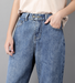 Jeans Décontracté Plain Toutes Les Saisons Naturel Quotidien Standard Pantalon droit Droit Poche Couture pour Femmes