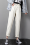Jeans Décontracté Plain Toutes Les Saisons Naturel Quotidien Standard Pantalon droit Droit Poche Couture pour Femmes