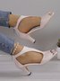 à Bout Ouvert Sandales Femme Plain Été Urbain Respirable Quotidien Bout Rond ÉPINGLES Style Faux Suède à Bout Ouvert Sandales
