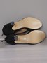 à Bout Ouvert Sandales Femme Plain Été Urbain Respirable Quotidien Bout Rond ÉPINGLES Style Faux Suède à Bout Ouvert Sandales